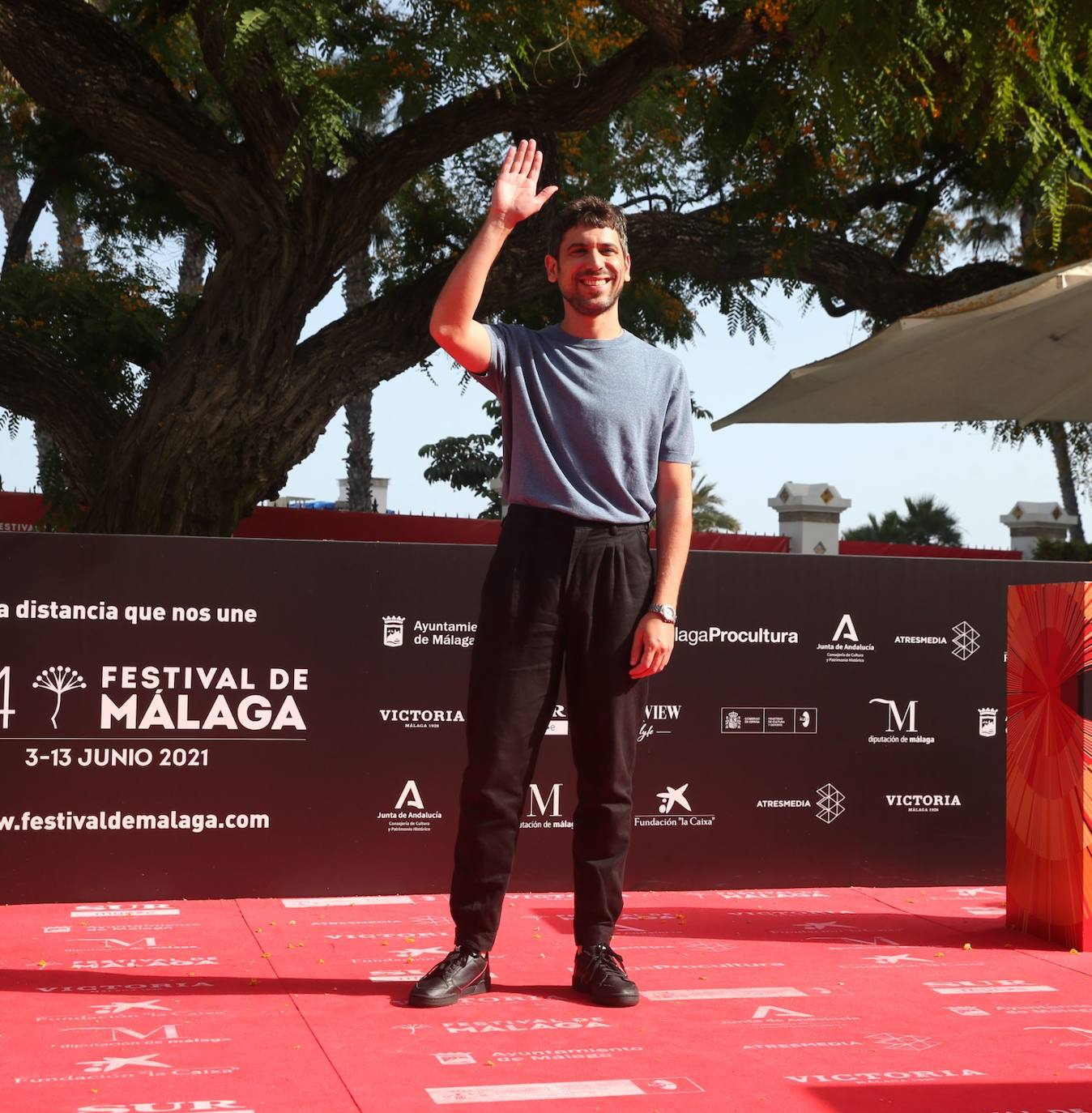 Último desfile de famosos del 24 Festival de Málaga. 