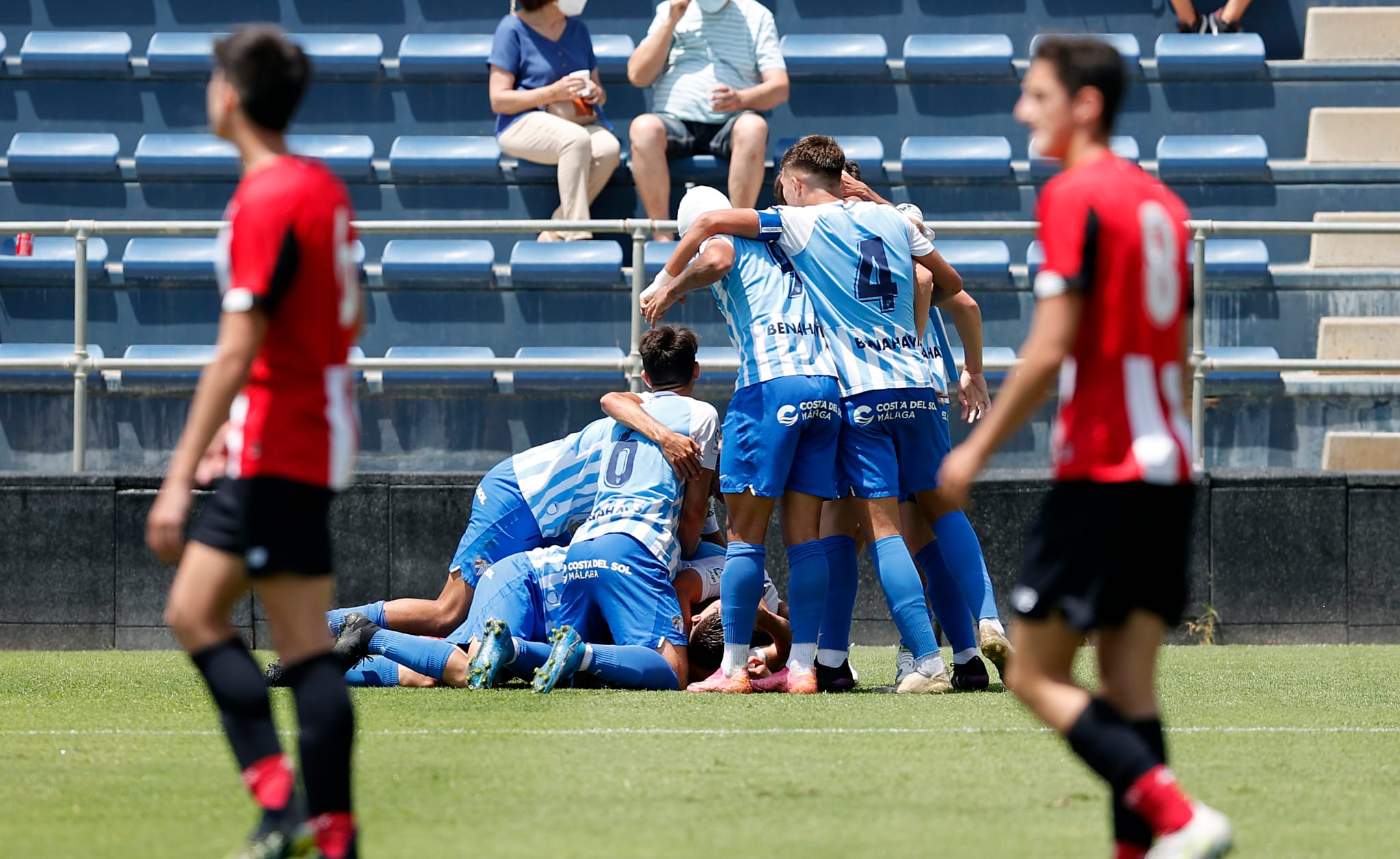 Las fotos del triunfo del juvenil del Málaga ante el Athletic en la Copa de Campeones