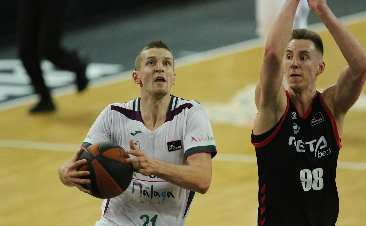 Waczynski, durante el partido contra el Bilbao. 