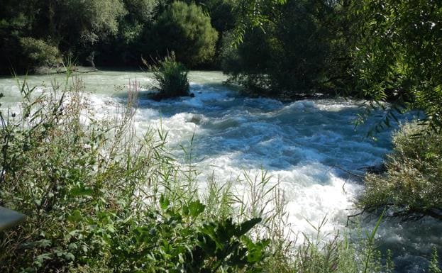 Aguas bravas del río Genil.
