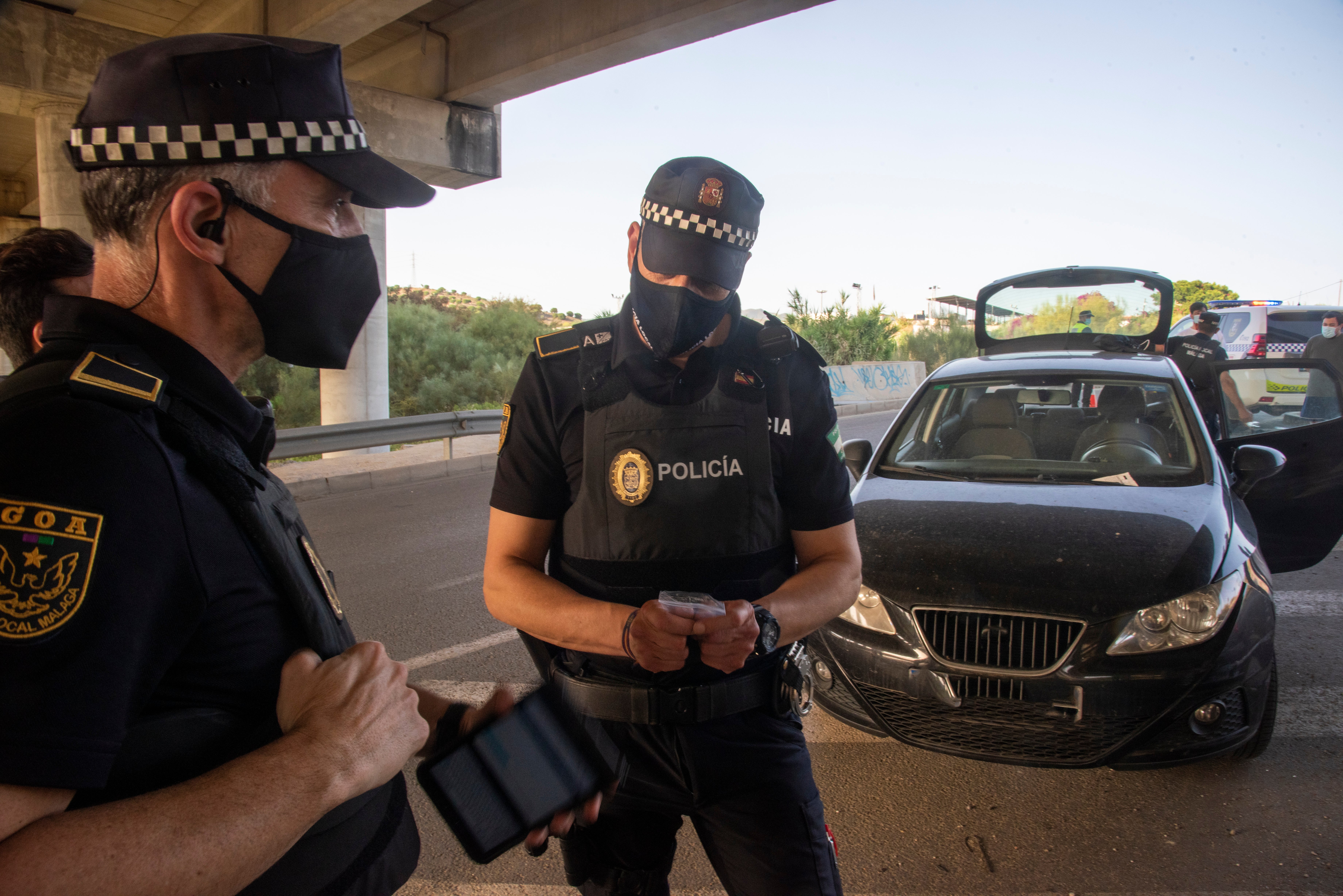 El Grupo Operativo de Apoyo de La Policía Local está formado por medio centenar de efectivos que se enfrentan a las situaciones de máxima exigencia en materia de seguridad en la capital malagueña
