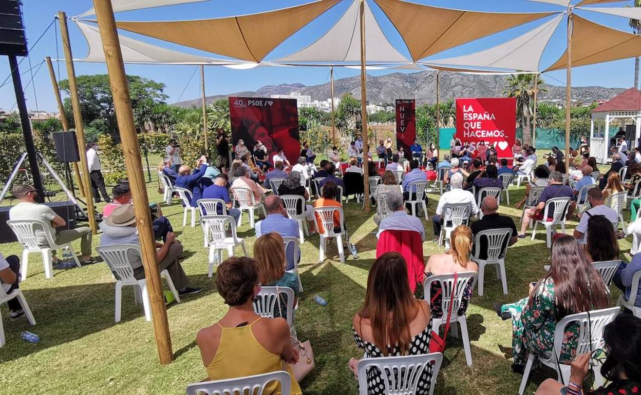 Imagen de la jornada socialista celebrada este sábado 26 de junio en Torremolinos. 