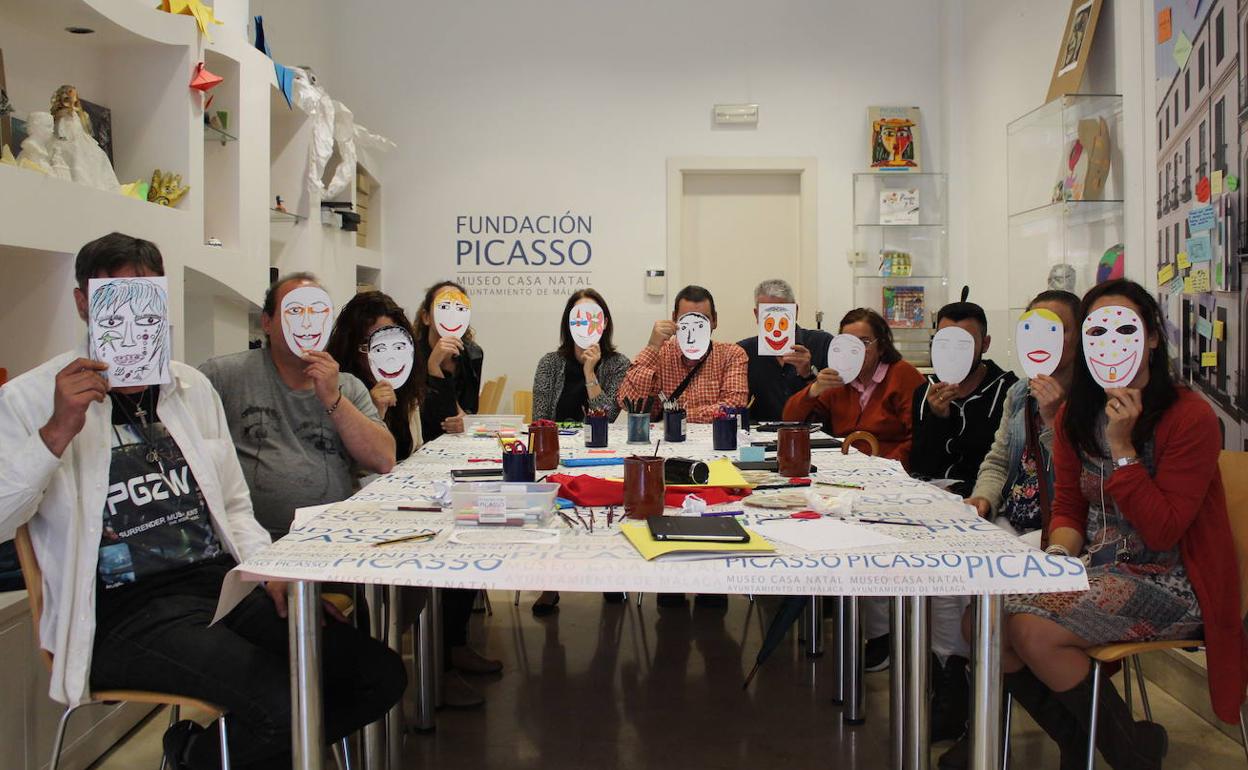Uno de los grupos de 'Picasso. Ventana Abierta', en una imagen de archivo. 