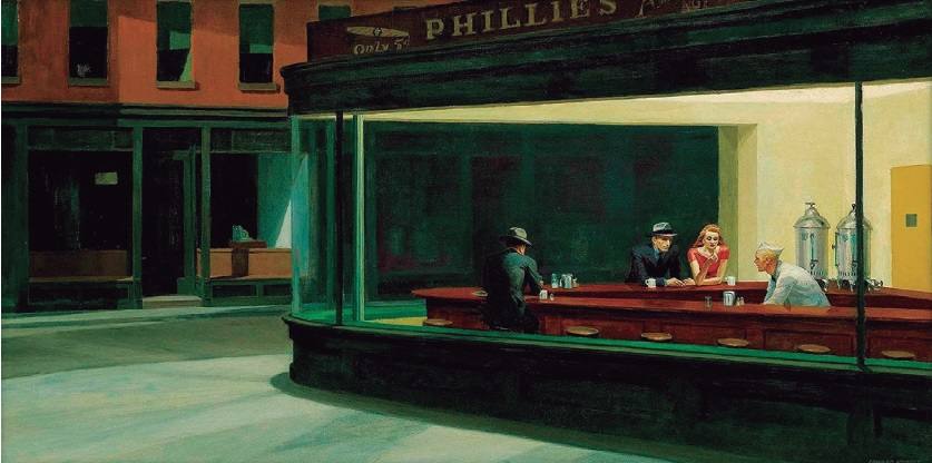 'Noctámbulos' (1942), de Edward Hopper. 