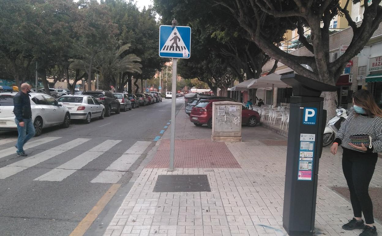 La zona azul de Echeverría de Huelin deja de ser gratis para residentes