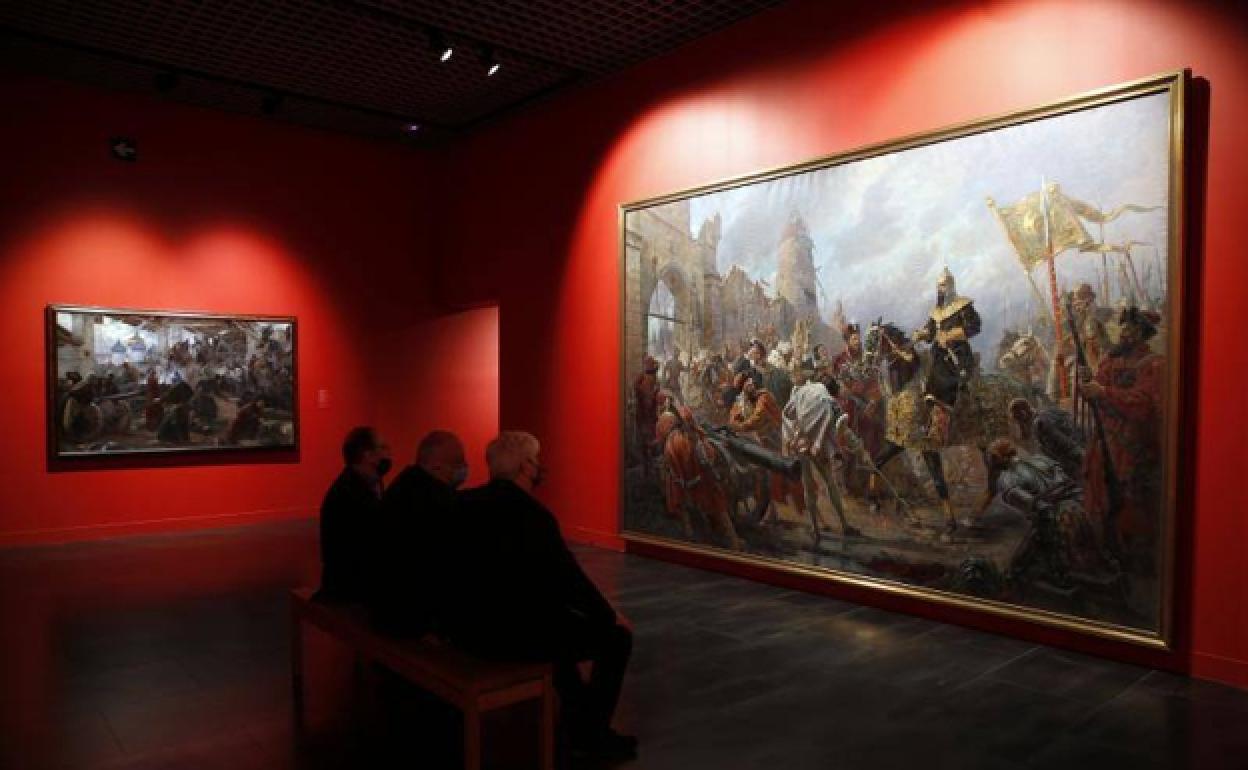 Visitantes en el Museo Ruso de Málaga 