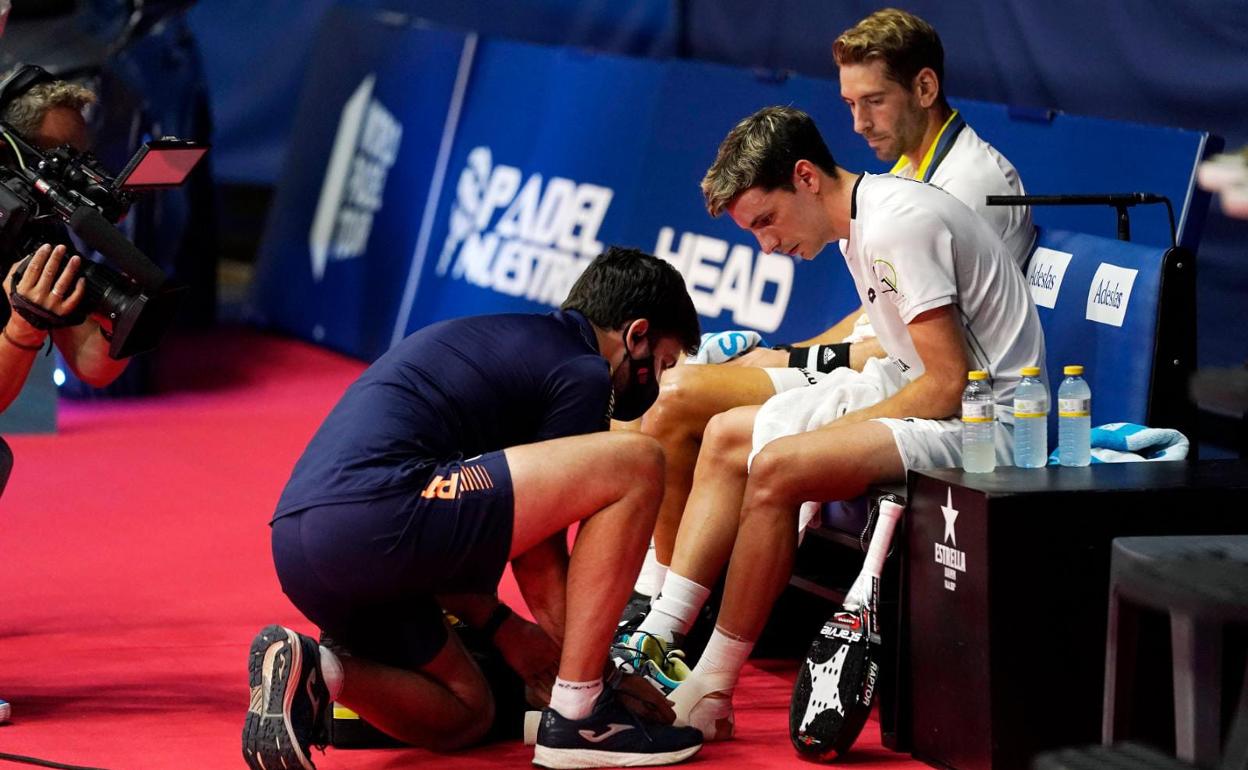 World Pádel Tour: Álex Ruiz y Franco Stupaczuk se retiran en los cuartos de final del Open de Valencia