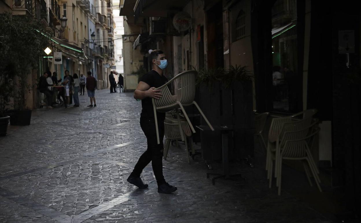 Imagen de archivo del anterior toque de queda nocturno, que terminó con el fin del estado de alarma 