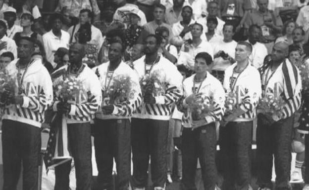 El 'Dream Team', con el oro en Barcelona'92.