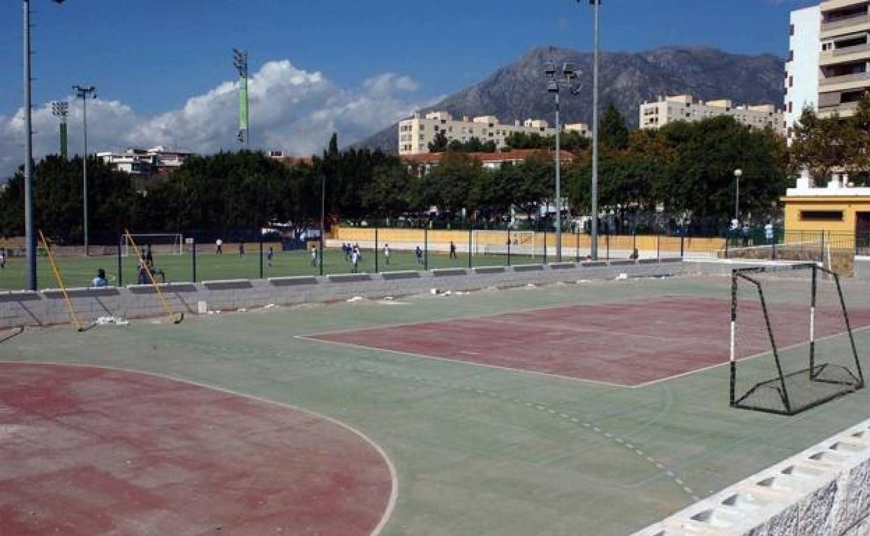 Instalación deportiva en San Pedro Alcántara. 