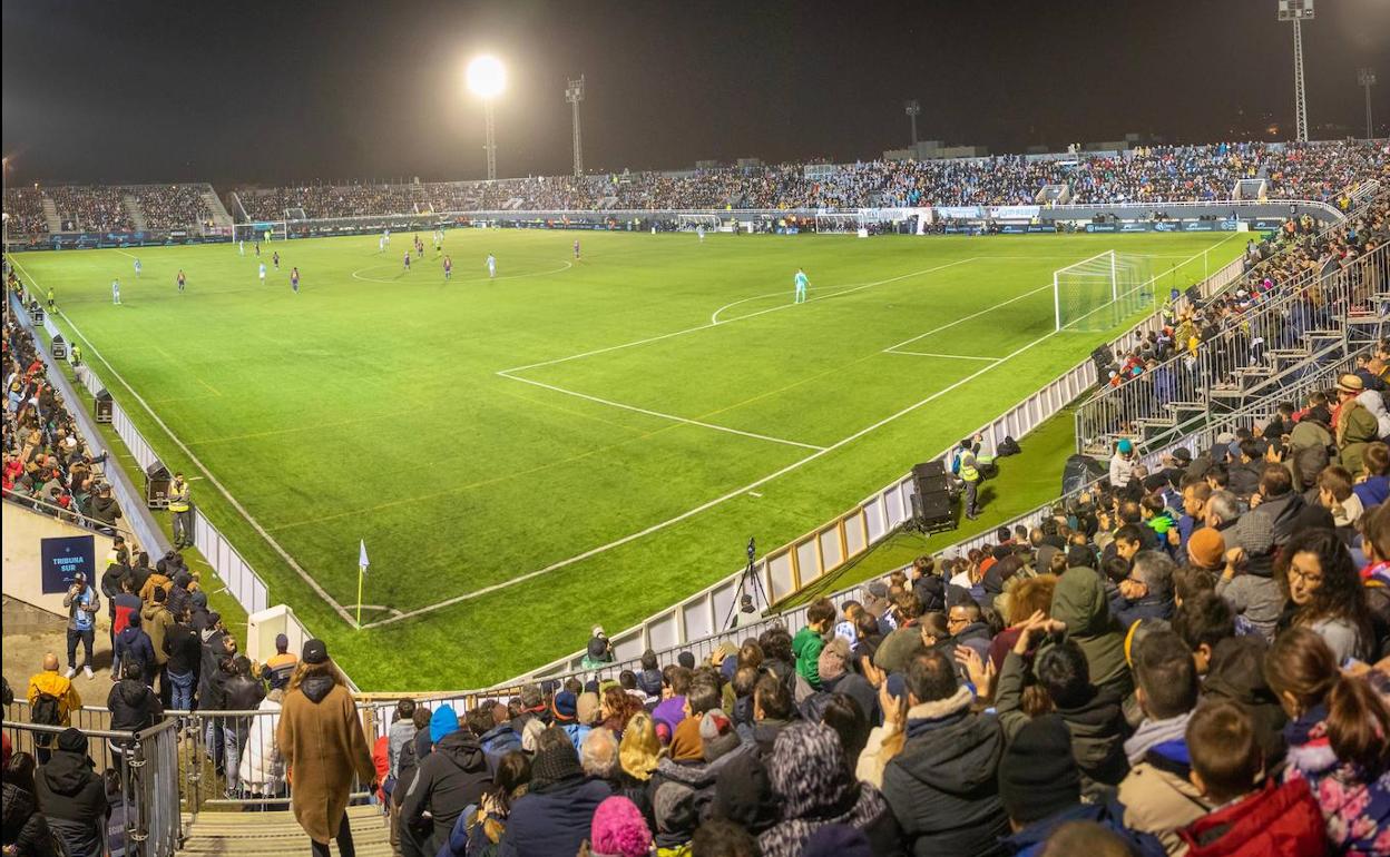 Panorámica del estadio del Ibiza, Can Misses.