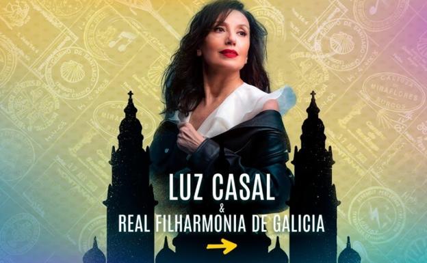 Directo | Concierto de Luz Casal en la Plaza del Obradoiro con la Real Filharmonía de Galicia