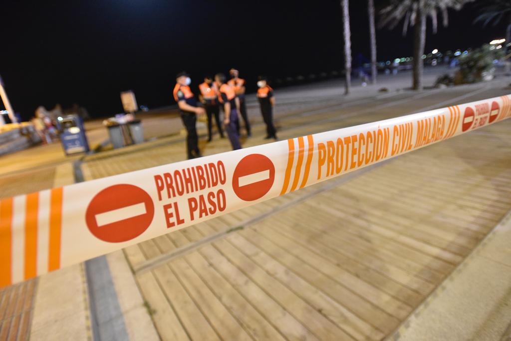 Las principales playas de la Costa del Sol permanecerán cerradas de 23 a 7 horas