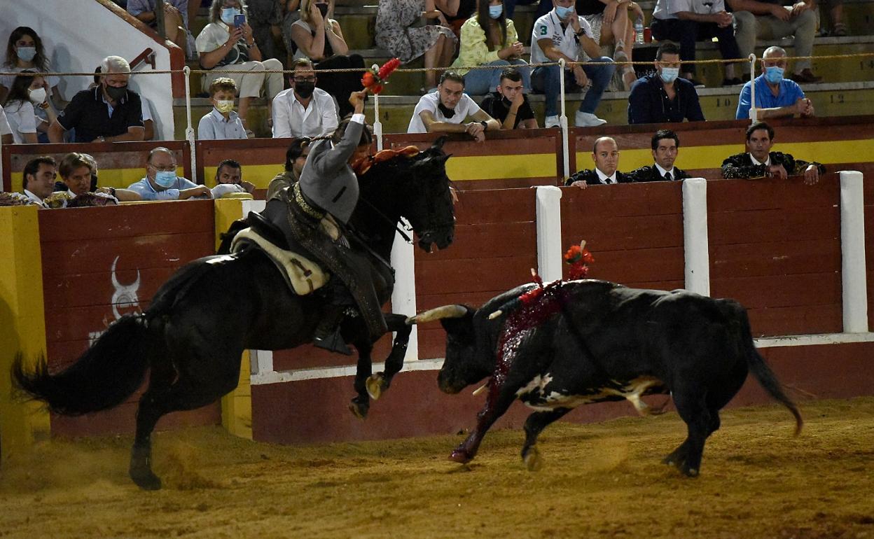 Lea Vicens, este viernes, en el primero de su lote.