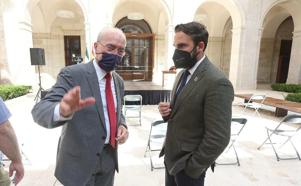 De la Torre y Pérez, ayer en el Palacio de la Aduana. 