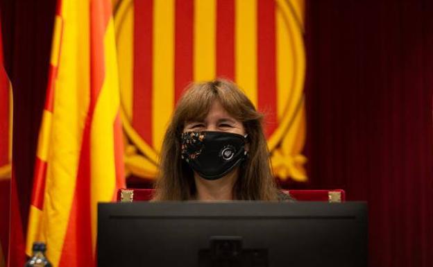 La presidenta del Parlament de Cataluña, Laura Borrás.