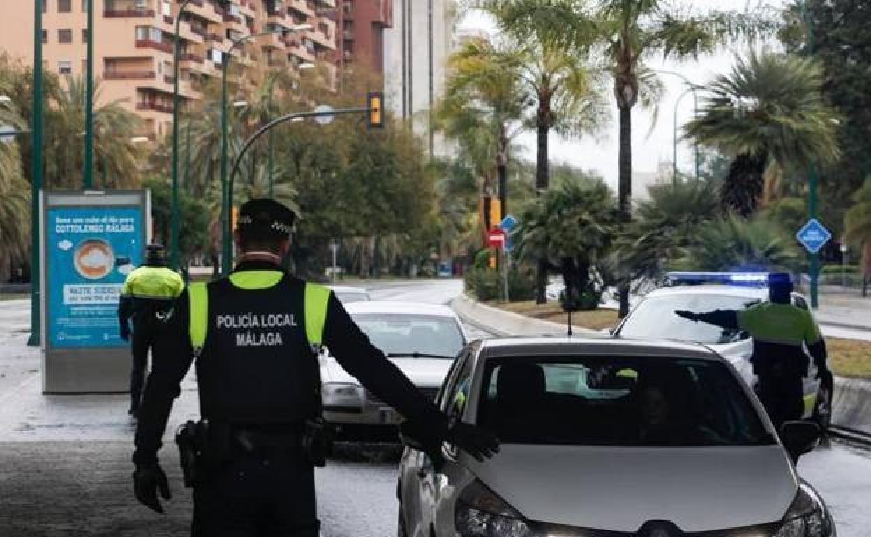 Intervención de la Policía Local de Málaga 