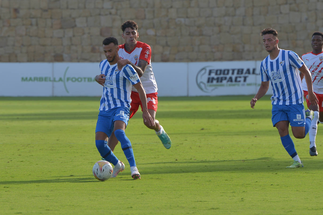 Empate del Málaga con el Almería en el amistoso celebrado en Marbella. 