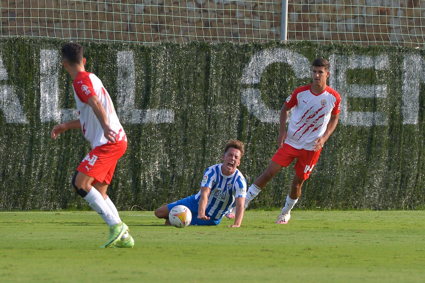 Empate del Málaga con el Almería en el amistoso celebrado en Marbella. 