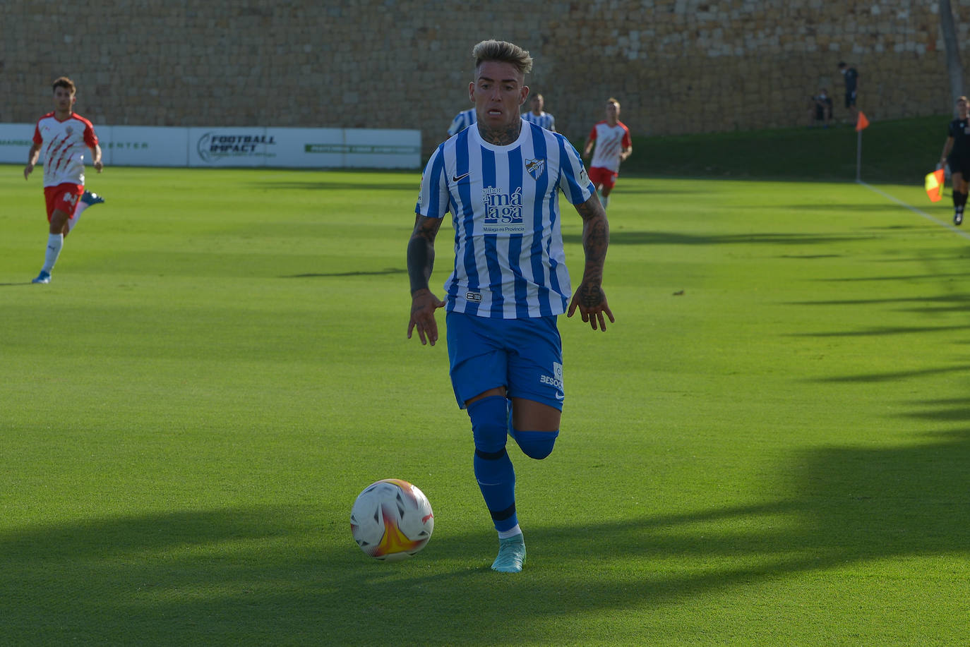 Empate del Málaga con el Almería en el amistoso celebrado en Marbella. 