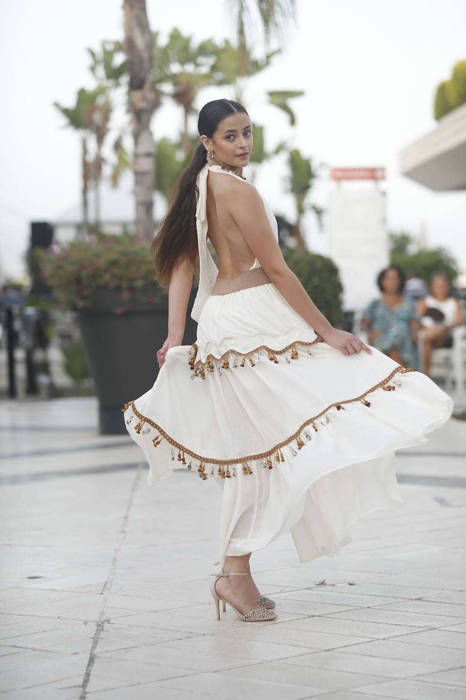 Desfile benéfico en Marbella en apoyo del pequeño Adán. 