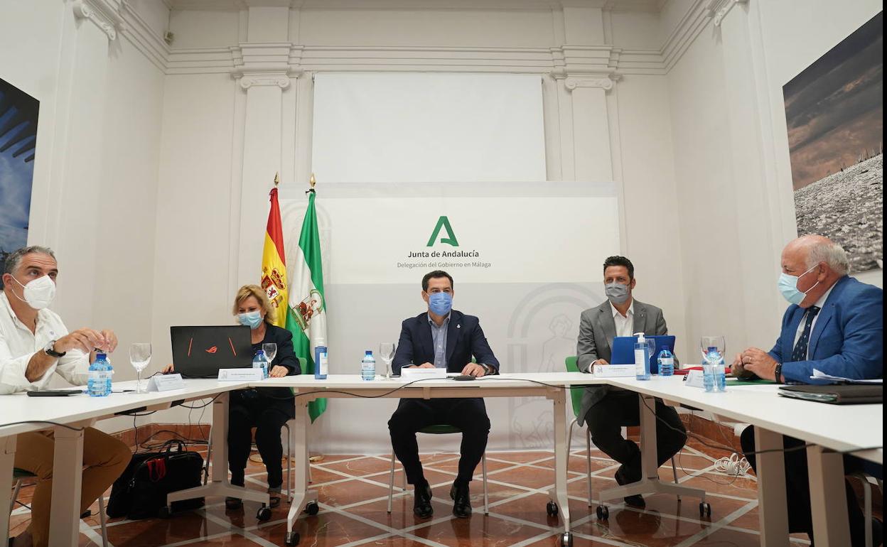 Reunión del comité de expertos andaluz en Málaga.