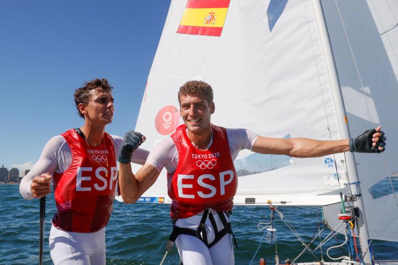 Fotos: Jordi Xammar y Nico Rodríguez, bronce en 470