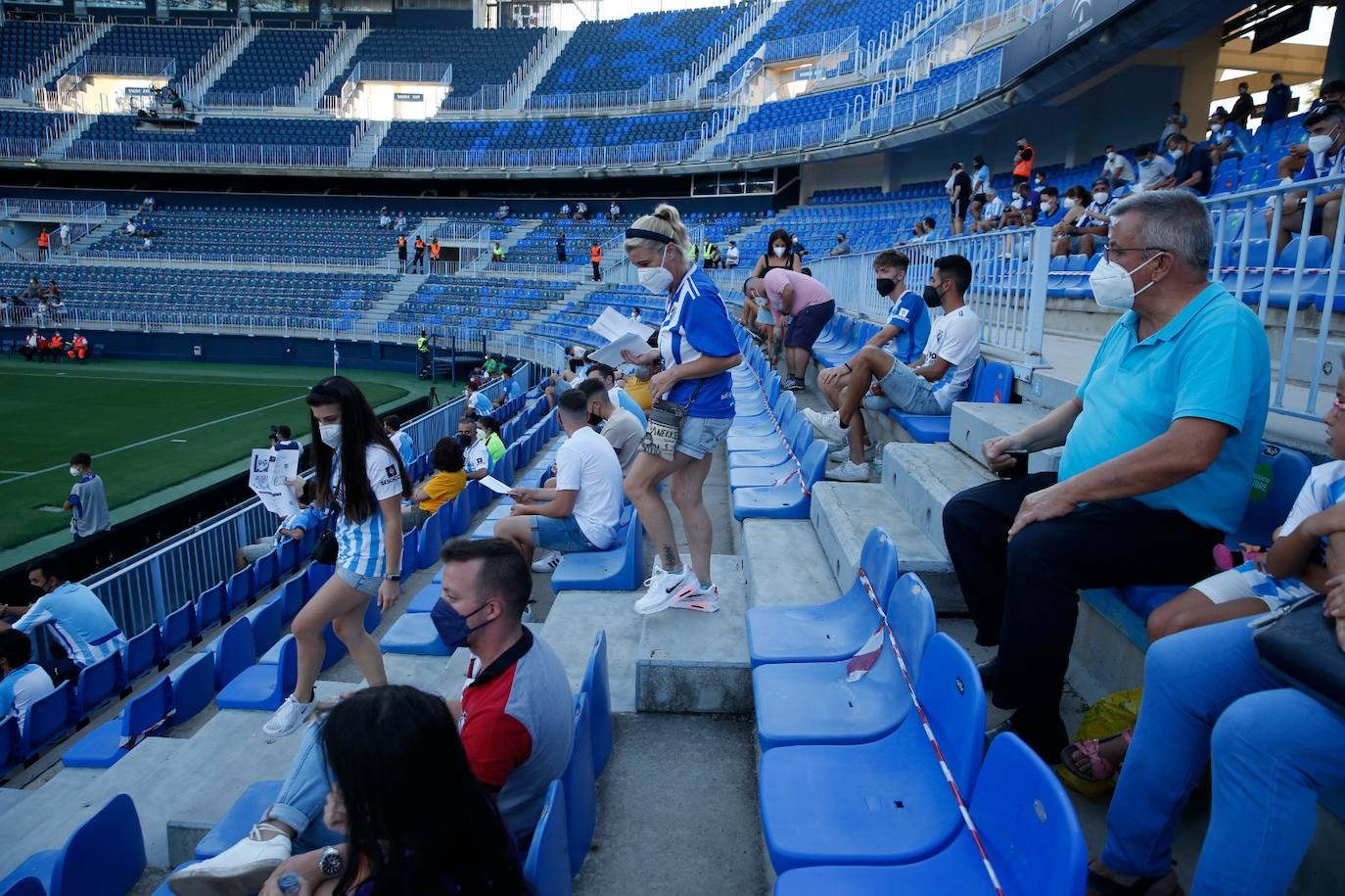 El Málaga despidió la pretemporada con una derrota 