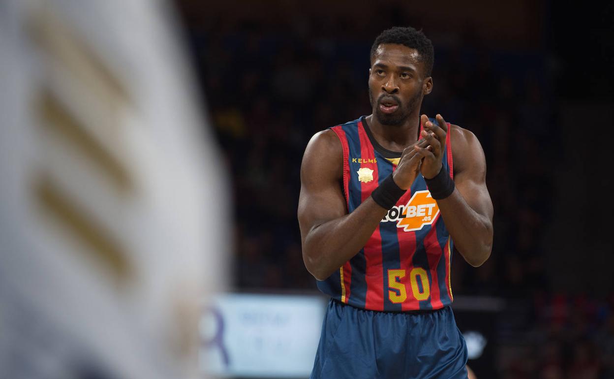 Micheal Eric, en su etapa reciente en el Baskonia. 