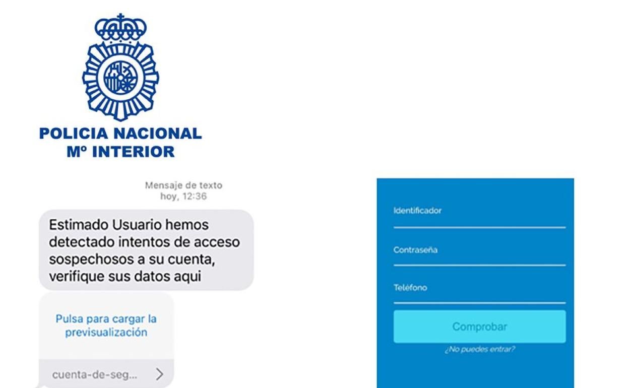 La Policía alerta de un nuevo fraude bancario mediante mensajes y llamadas telefónicas