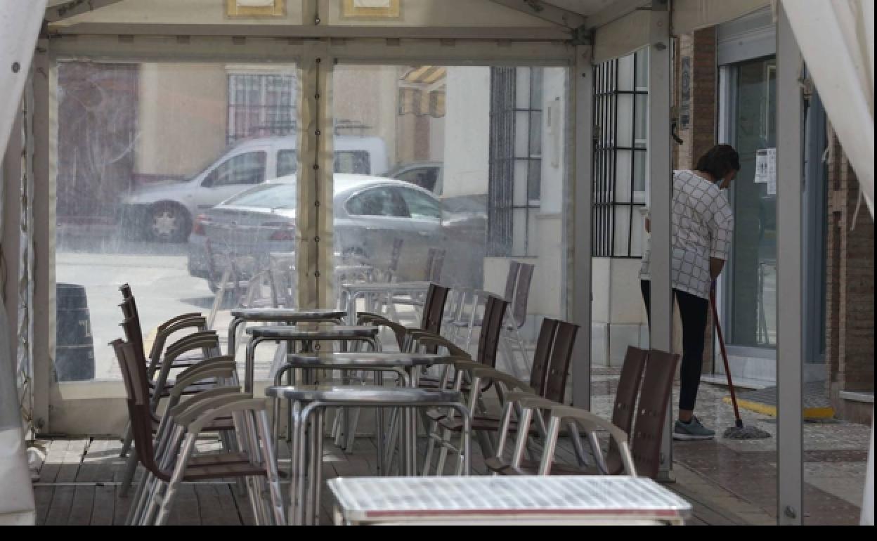 Terraza de un establecimiento hostelero 