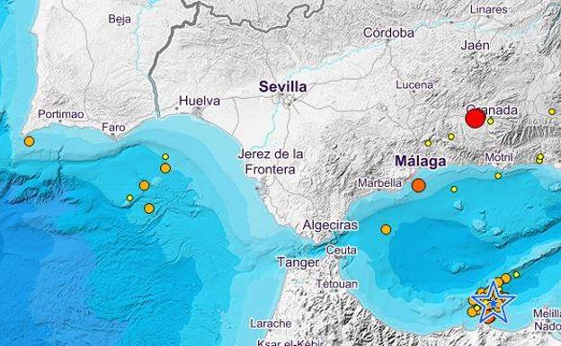 Granada registra dos terremotos más, de magnitud 2,5 y 2,3, tras los sentidos en Málaga la pasada noche