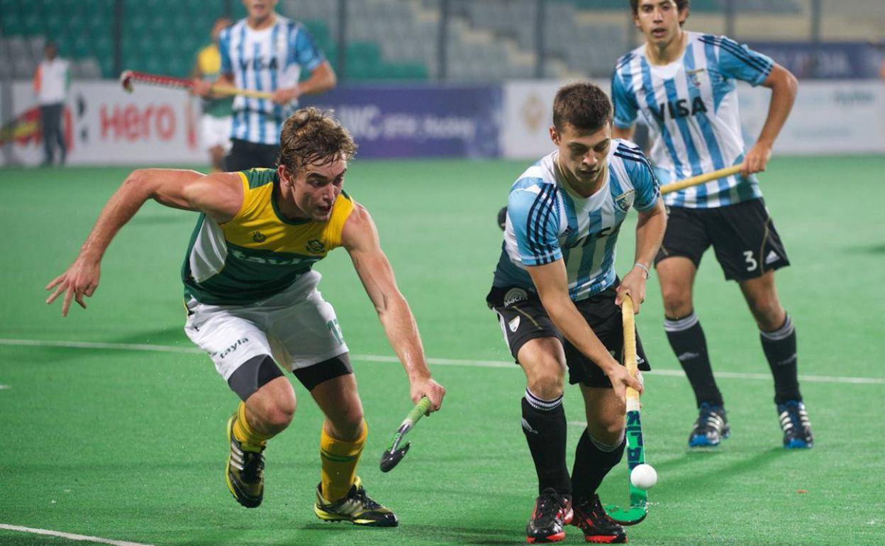 Federico Ruiz, con Argentina. 