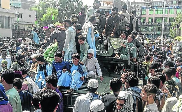 Celebración en Kabul.