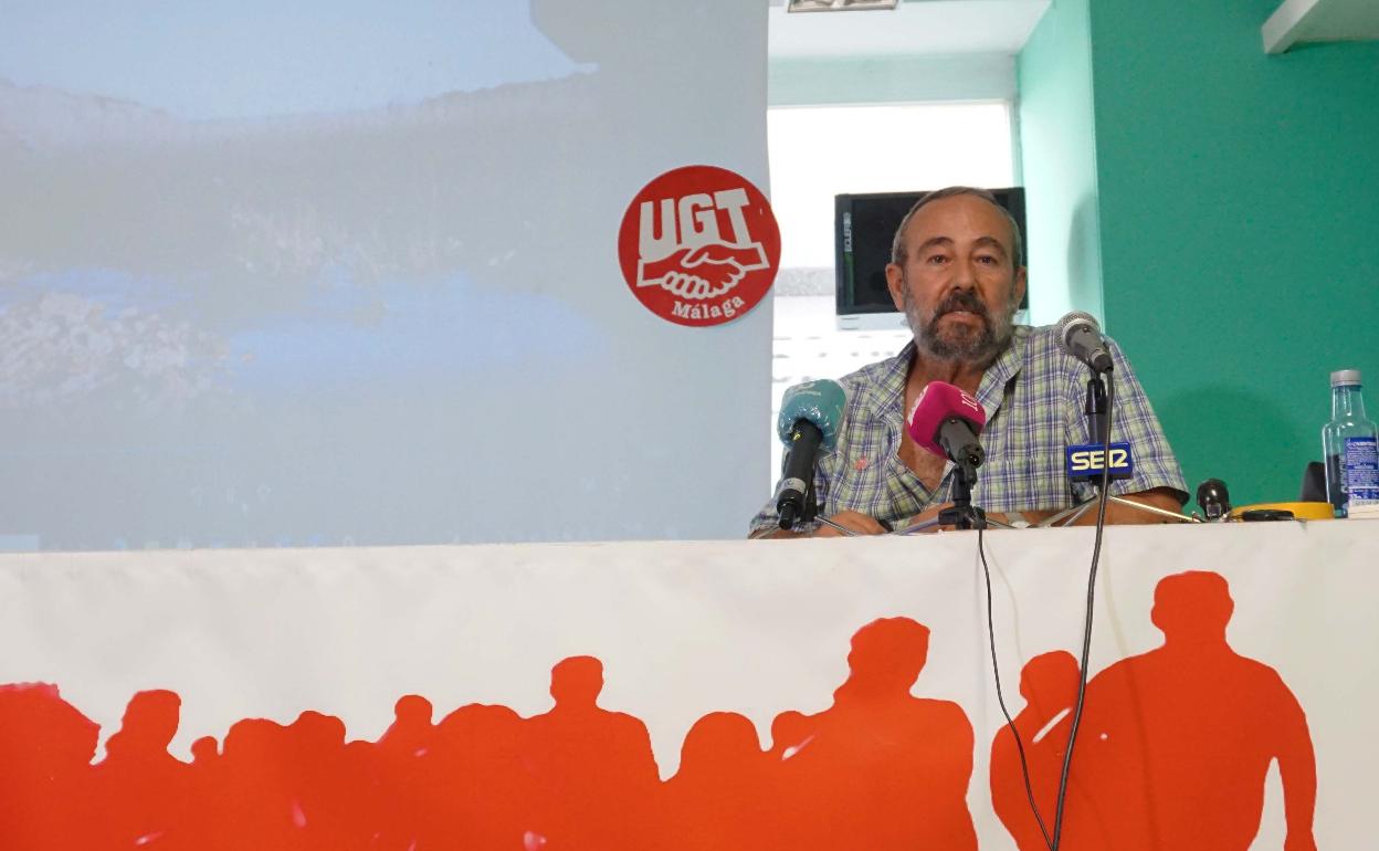 Vicente Sandoval, secretario de UGT Málaga de Salud Laboral y Cambio Climático. 