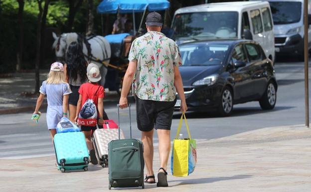 Turistas alemanes en la Costa del Sol