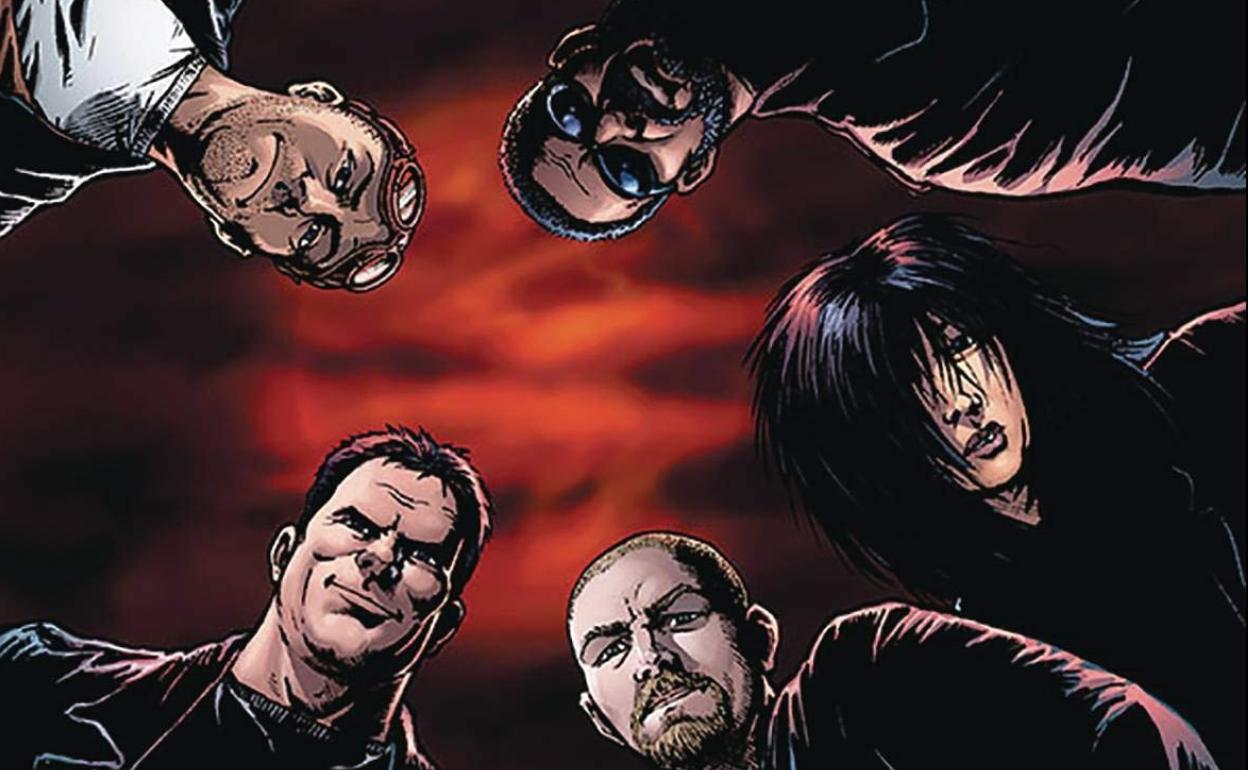 Una de las portadas clásicas del cómic 'The Boys'.