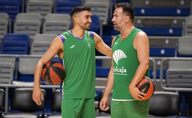 Jaime Fernández y Carlos Cabezas, esta mañana. 