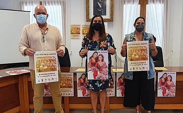 Acto de presentación de la fiesta de este próximo sábado en Benamocarra. 