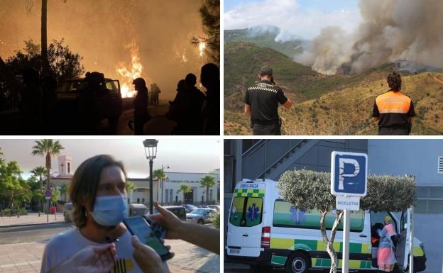 La última hora del incendio de Málaga y los datos de hoy de la quinta ola del coronavirus