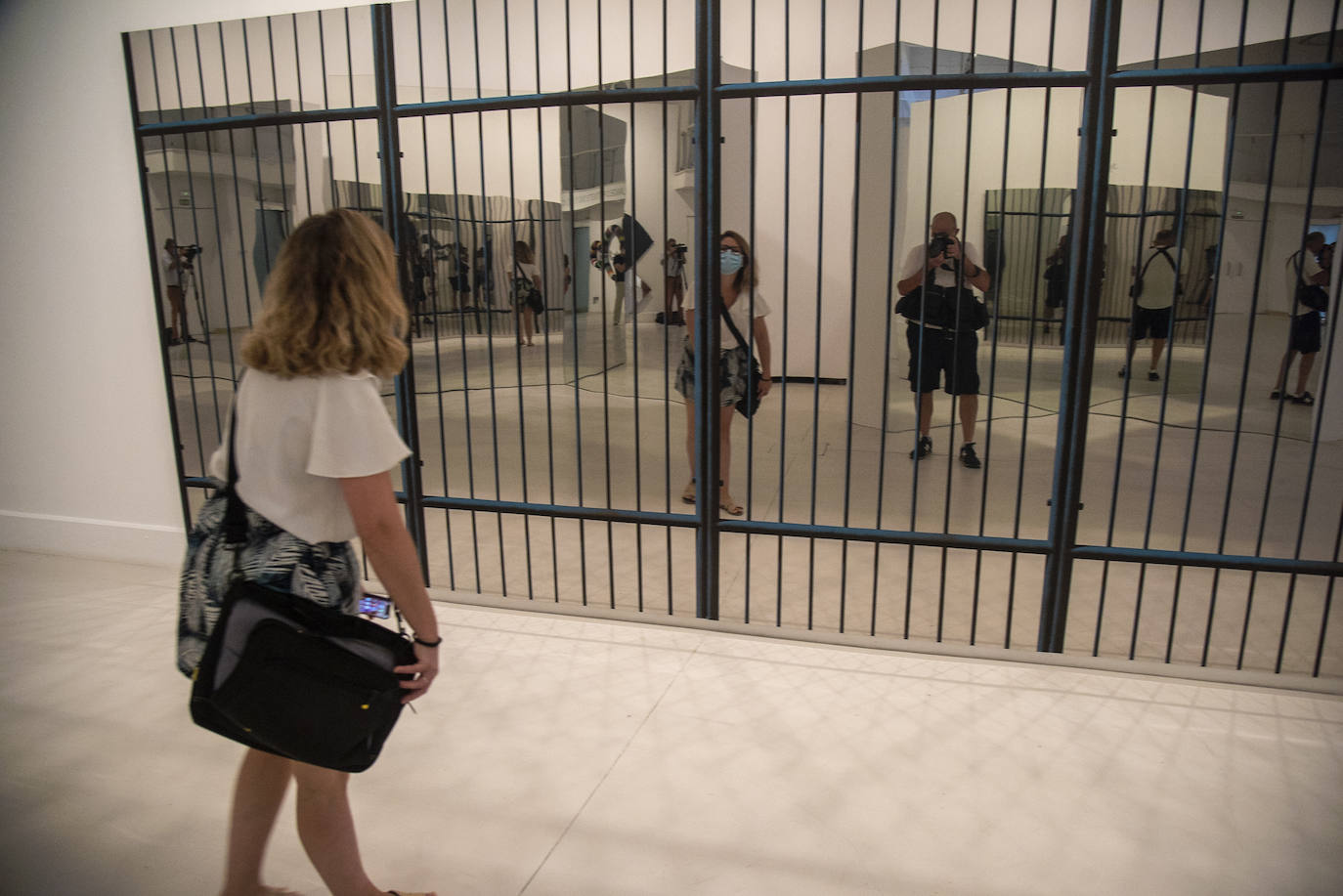 Exposición del italiano Michelangelo Pistoletto en el CAC Málaga. 