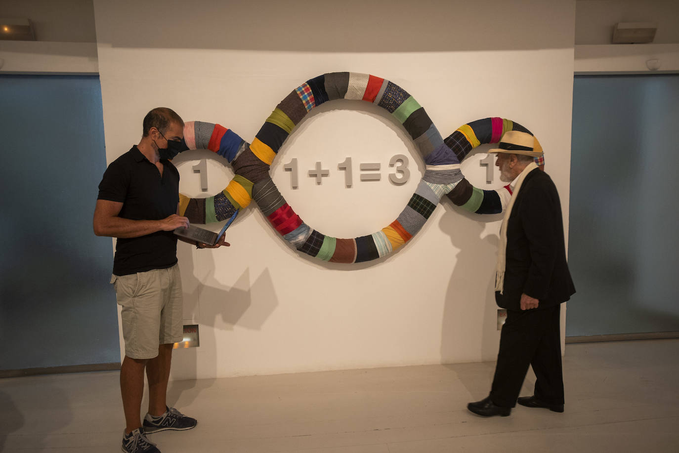 Exposición del italiano Michelangelo Pistoletto en el CAC Málaga. 