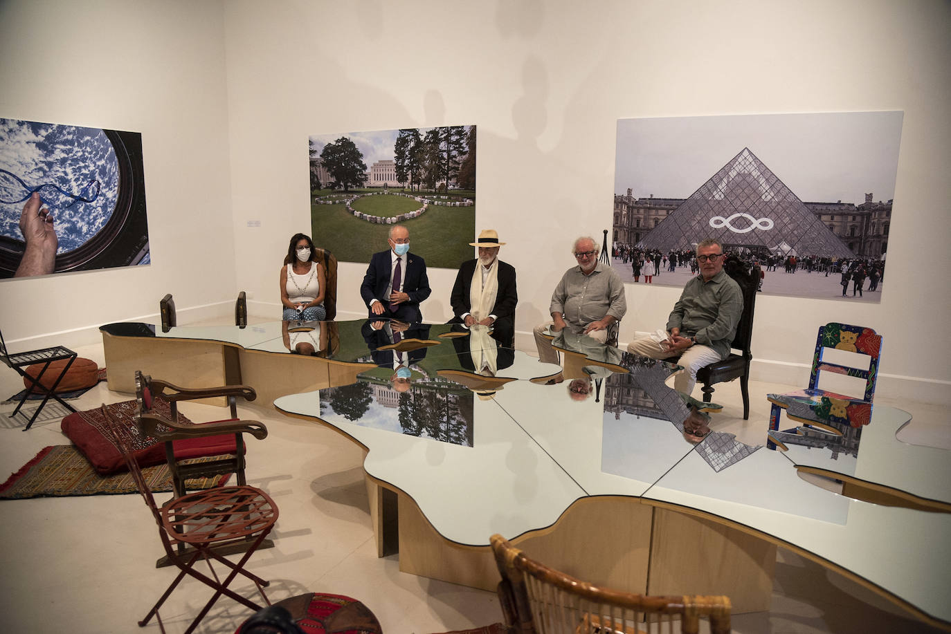 Exposición del italiano Michelangelo Pistoletto en el CAC Málaga. 