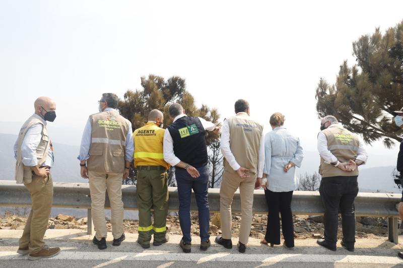 A primera hora de la mañana, la Junta eleva ha elevado a nivel 2 el plan de emergencias en Sierra Bermeja por un incendio que llega al grado E, el máximo de la catalogación del Plan Infoca. Con esta catalogación, ya se pueden solicitar la incorporación de medios extraordinarios estatales, como el caso de la UME. Así, tras la declaración del nivel 2, que implica que la dirección regional del COR asume el mando, se ha decidido reforzar el operativo con 2 FOCAS (hidroaviones) más del Estado a los 4 ya en operativo desde ayer y 1 helicóptero KAMOV. Además, se ha solicitado ya dos BRIF del Estado con 11 efectivos cada uno y un helicóptero. En total 5 medios aéreos más y 22 efectivos para el refuerzo para lograr vencer a las llamas.