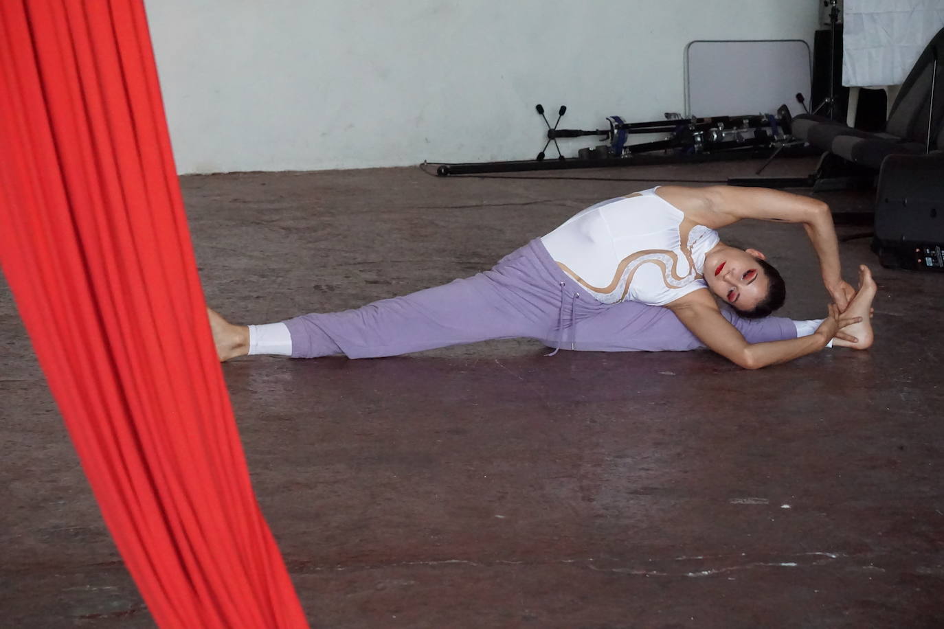 La malagueña Victoria Castillo Ávila, en uno de sus entrenamientos 