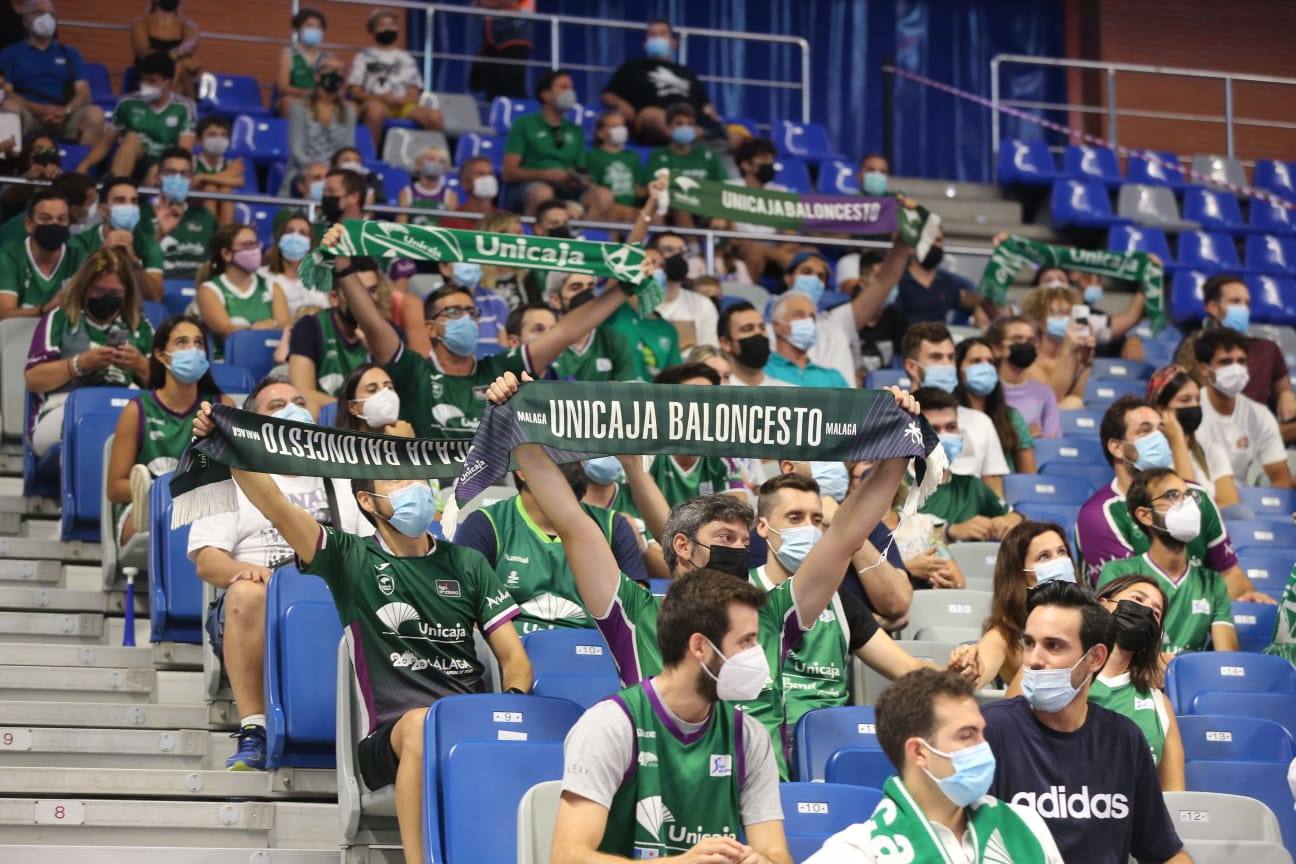 El Unicaja abre la temporada 21-22 ganando. 