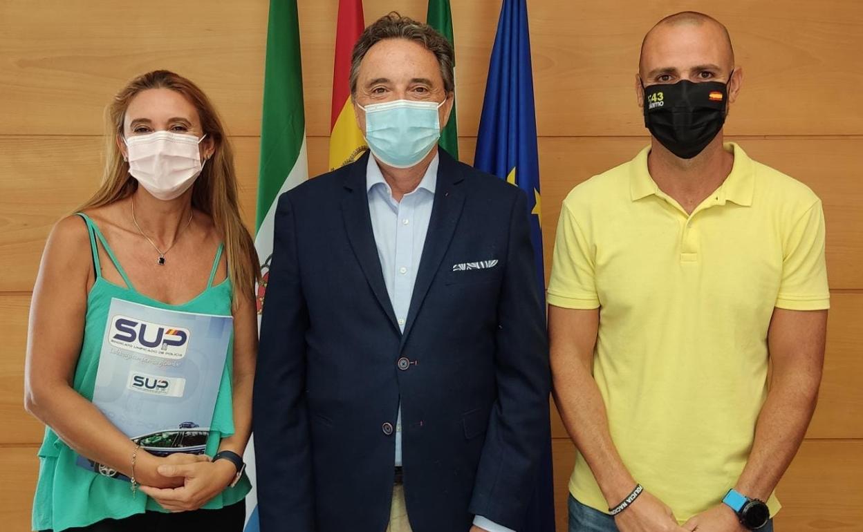Reunión entre el SUP y el alcalde de Torremolinos sobre la nueva comisaría de la Policía Nacional