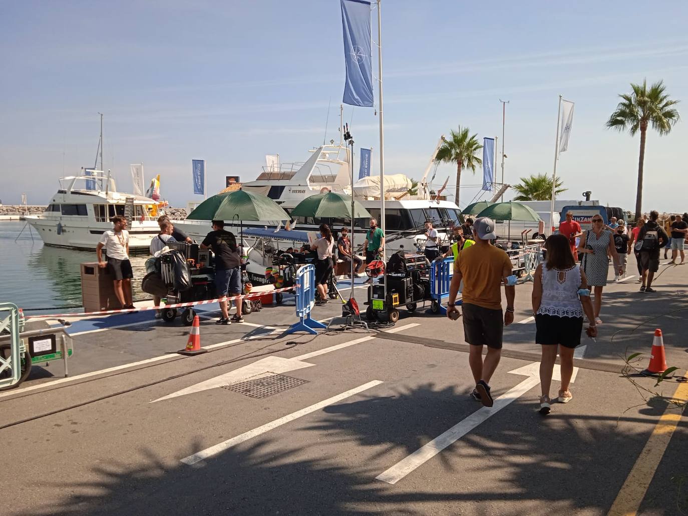 Fotos: Rodaje de &#039;The Crown&#039; en Puerto Banús