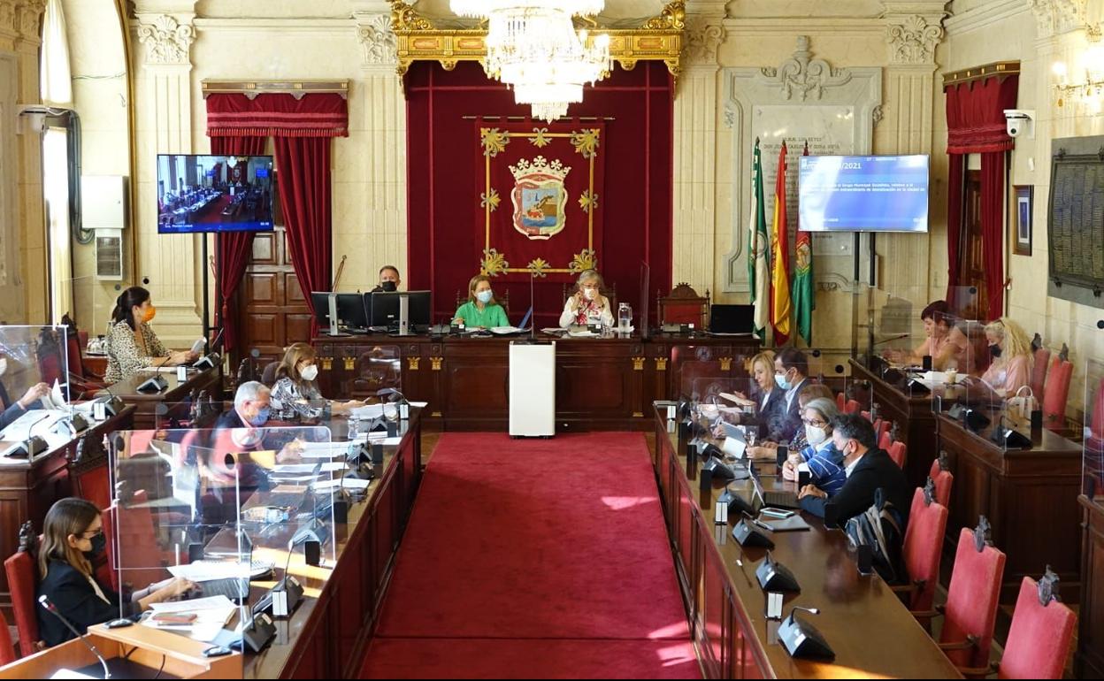 La comisión de Medio Ambiente, esta mañana.