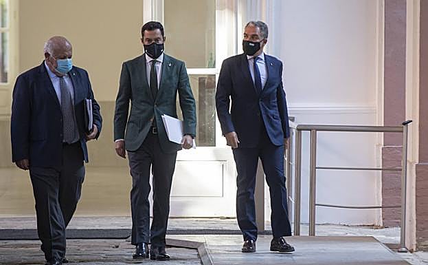 Aguirre, Moreno y Bendodo, este martes 